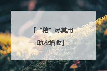 “秸”尽其用 助农增收