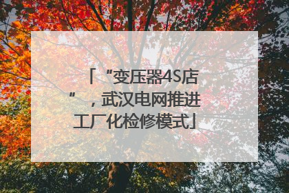 “变压器4S店”，武汉电网推进工厂化检修模式