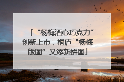 “杨梅酒心巧克力”创新上市，桐庐“杨梅版图”又添新拼图
