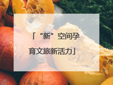 “新”空间孕育文旅新活力
