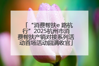 “消费帮扶e 路杭行”2025杭州市消费帮扶产销对接系列活动首场活动圆满收官