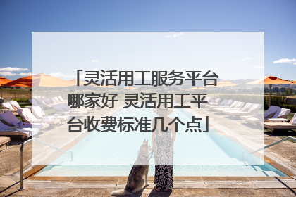 灵活用工服务平台哪家好 灵活用工平台收费标准几个点