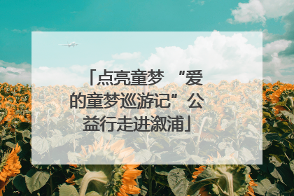 点亮童梦 “爱的童梦巡游记”公益行走进溆浦