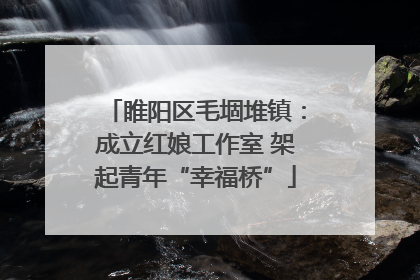 睢阳区毛堌堆镇：成立红娘工作室 架起青年“幸福桥”