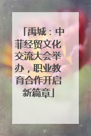 禹城：中菲经贸文化交流大会举办，职业教育合作开启新篇章