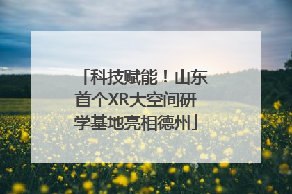 科技赋能！山东首个XR大空间研学基地亮相德州