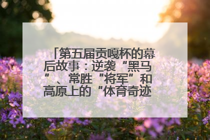 第五届贡嘎杯的幕后故事：逆袭“黑马”、常胜“将军”和高原上的“体育奇迹”丨微纪录