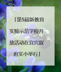 第5届新教育实验示范学校开放活动在宜宾叙府实小举行