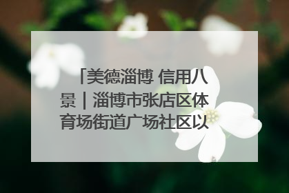 美德淄博 信用八景｜淄博市张店区体育场街道广场社区以诚信串起幸福脉络