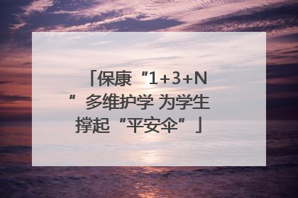 保康“1+3+N”多维护学 为学生撑起“平安伞”