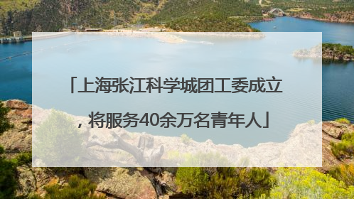 上海张江科学城团工委成立，将服务40余万名青年人