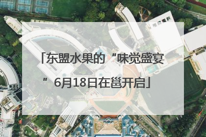 东盟水果的“味觉盛宴”6月18日在邕开启