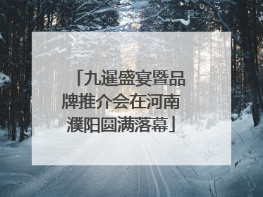 九暹盛宴暨品牌推介会在河南濮阳圆满落幕