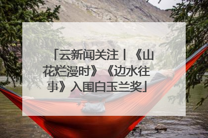 云新闻关注丨《山花烂漫时》《边水往事》入围白玉兰奖