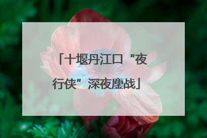 十堰丹江口“夜行侠”深夜鏖战