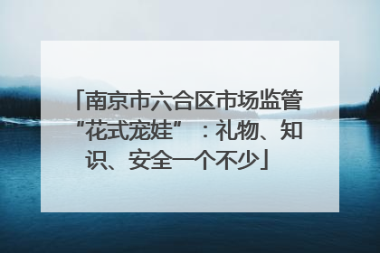南京市六合区市场监管“花式宠娃”：礼物、知识、安全一个不少