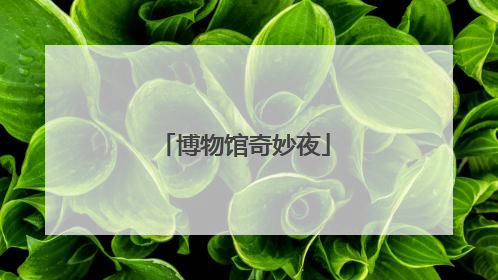 博物馆奇妙夜