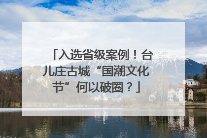 入选省级案例！台儿庄古城“国潮文化节”何以破圈？