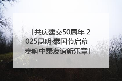 共庆建交50周年 2025昆明·泰国节启幕 奏响中泰友谊新乐章