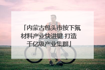 内蒙古包头市按下氟材料产业快进键 打造千亿级产业集群