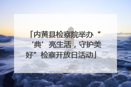 内黄县检察院举办“‘典’亮生活，守护美好”检察开放日活动