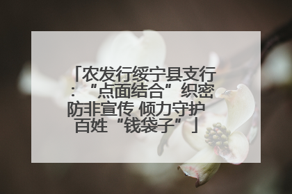 农发行绥宁县支行：“点面结合”织密防非宣传 倾力守护百姓“钱袋子”