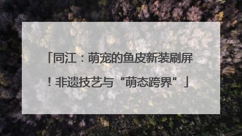 同江：萌宠的鱼皮新装刷屏！非遗技艺与“萌态跨界”