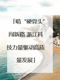啃“硬骨头”闯新路 浙江科技力量驱动高质量发展
