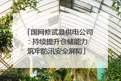 国网修武县供电公司：持续提升仓储能力 筑牢防汛安全屏障