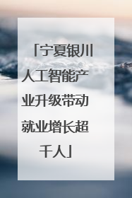 宁夏银川人工智能产业升级带动就业增长超千人