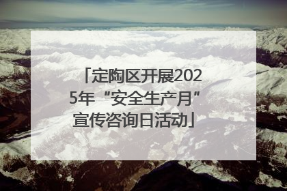 定陶区开展2025年“安全生产月”宣传咨询日活动