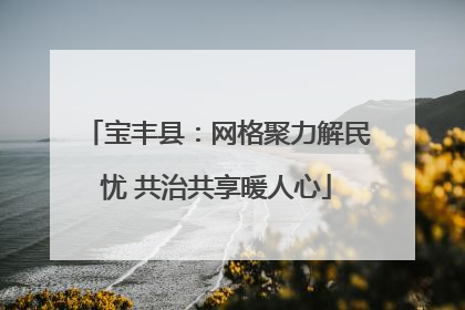 宝丰县：网格聚力解民忧 共治共享暖人心