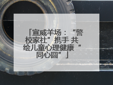 宣威羊场：“警校家社”携手 共绘儿童心理健康“同心圆”