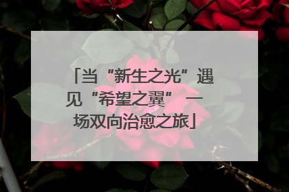 当“新生之光”遇见“希望之翼” 一场双向治愈之旅
