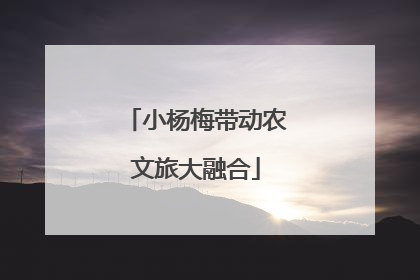 小杨梅带动农文旅大融合