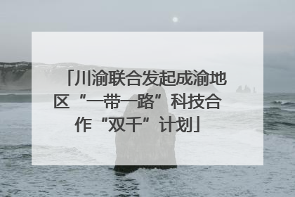 川渝联合发起成渝地区“一带一路”科技合作“双千”计划
