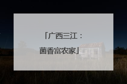 广西三江：菌香富农家