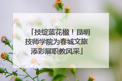 技绽蓝花楹！昆明技师学院为春城文旅添彩展职教风采