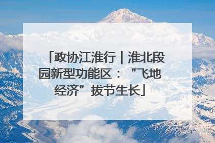 政协江淮行｜淮北段园新型功能区：“飞地经济”拔节生长