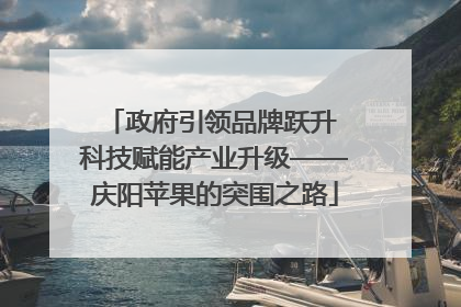 政府引领品牌跃升 科技赋能产业升级——庆阳苹果的突围之路