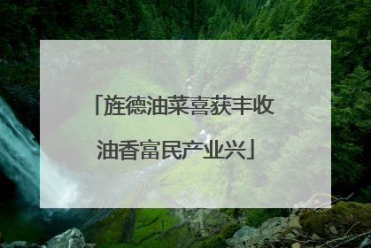 旌德油菜喜获丰收 油香富民产业兴