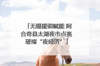 无锡援疆赋能 阿合奇县太湖夜市点亮璀璨“夜经济”