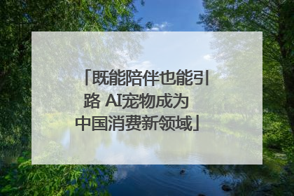 既能陪伴也能引路 AI宠物成为中国消费新领域