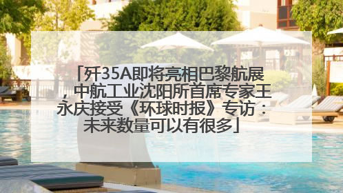 歼35A即将亮相巴黎航展，中航工业沈阳所首席专家王永庆接受《环球时报》专访：未来数量可以有很多
