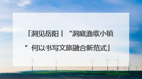 洞见岳阳丨“洞庭渔歌小镇”何以书写文旅融合新范式