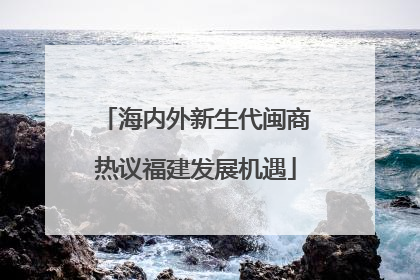 海内外新生代闽商热议福建发展机遇