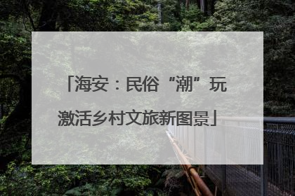 海安：民俗“潮”玩激活乡村文旅新图景