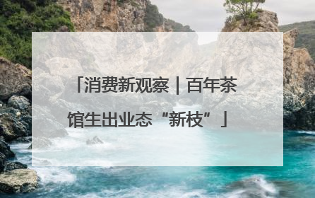 消费新观察｜百年茶馆生出业态“新枝”