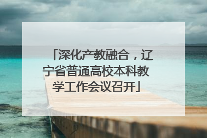 深化产教融合，辽宁省普通高校本科教学工作会议召开