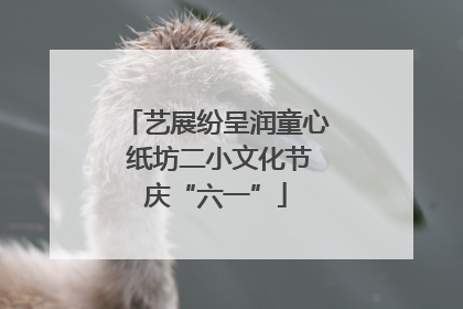 艺展纷呈润童心 纸坊二小文化节庆“六一”